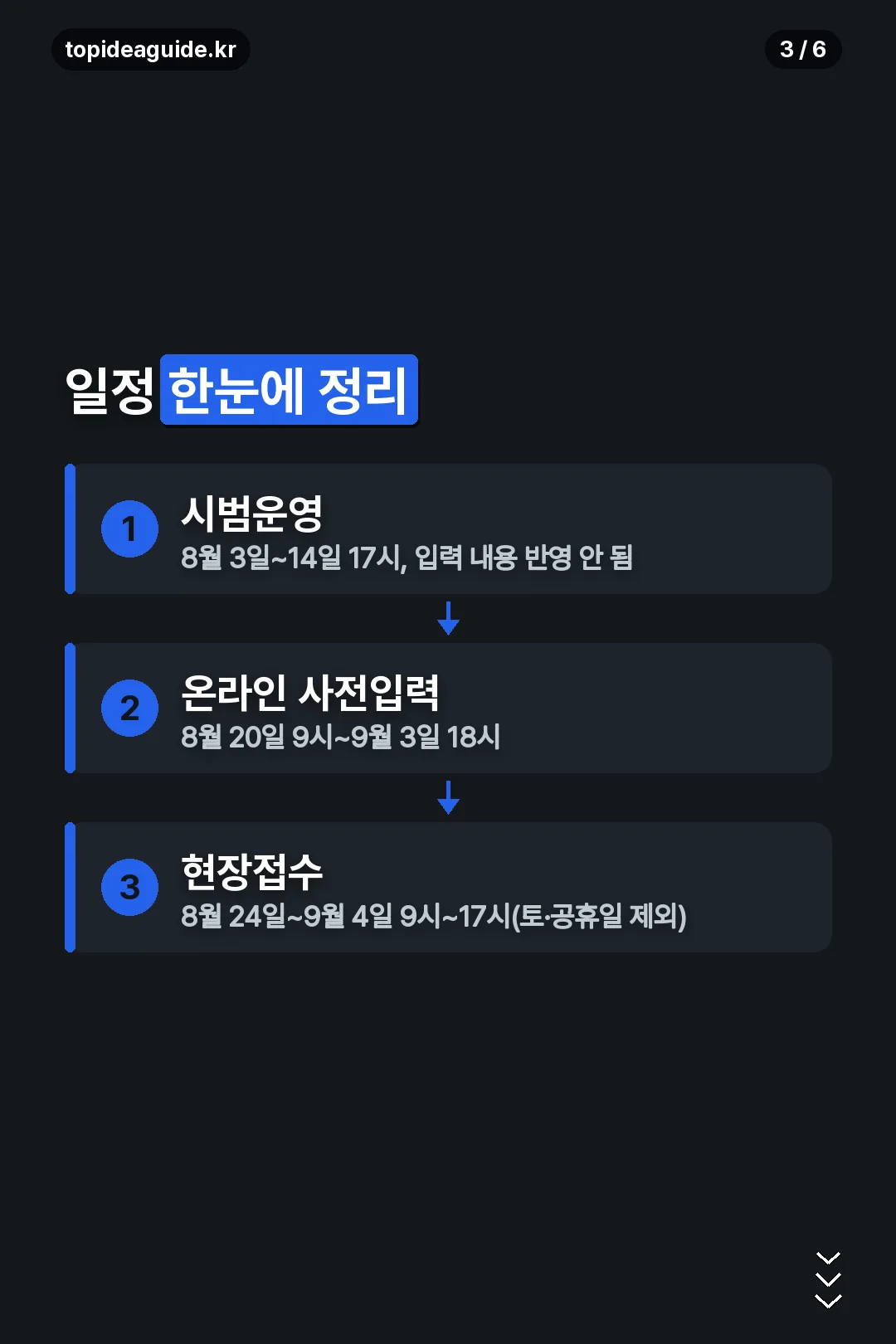 일정 한눈에 보기