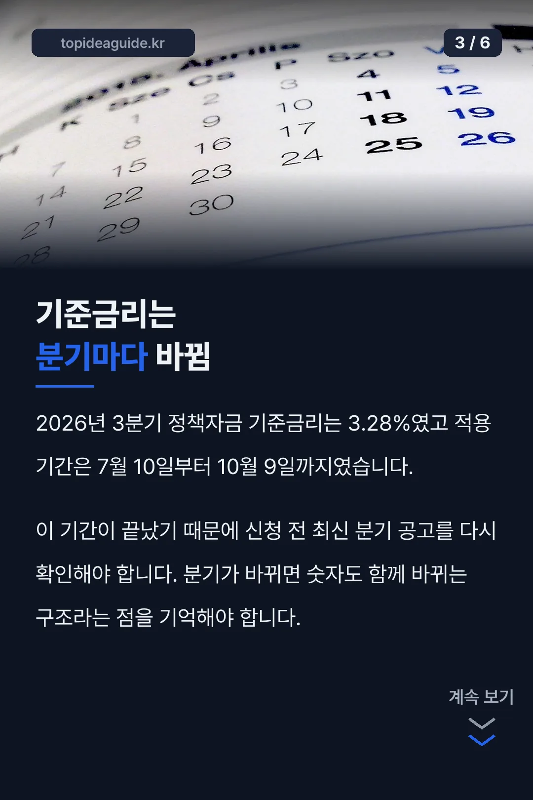 분기별 기준금리