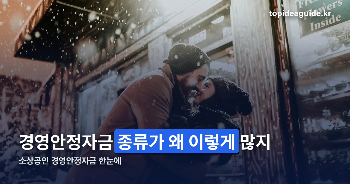 소상공인 경영안정 정리 썸네일
